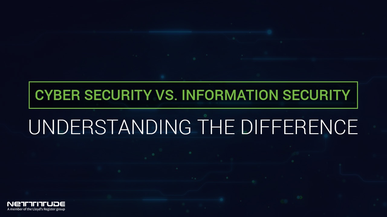 Cyber Security vs. Information Security