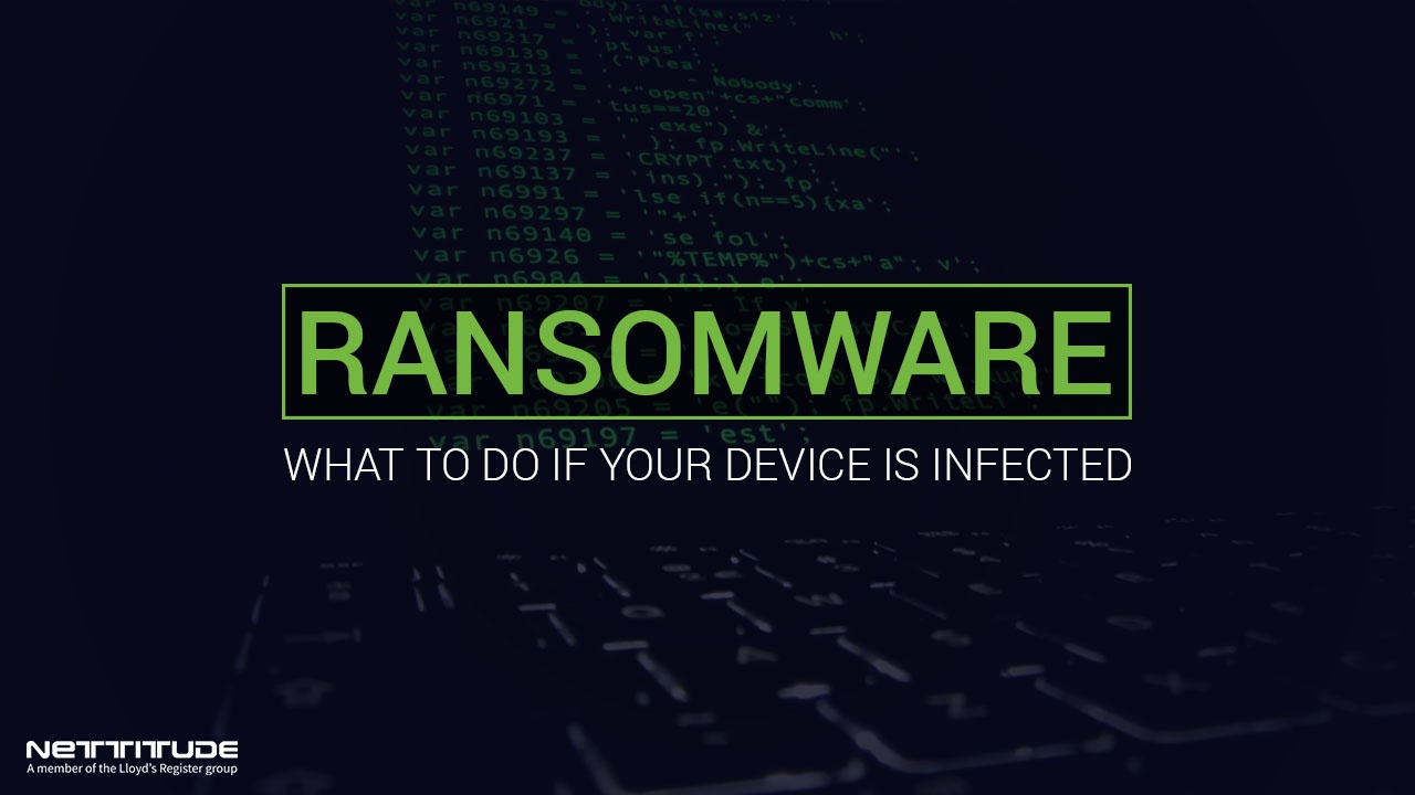 Ransomware - What to do if your device is infected