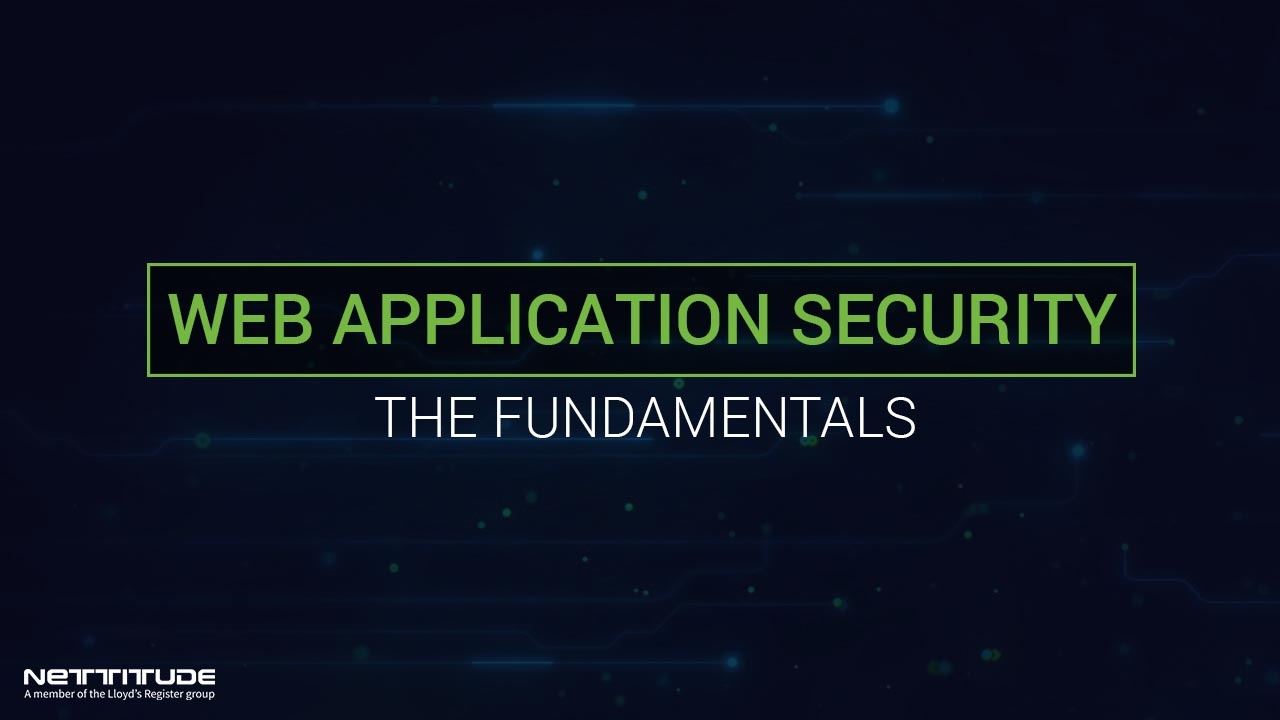Web Application Security - the fundmentals