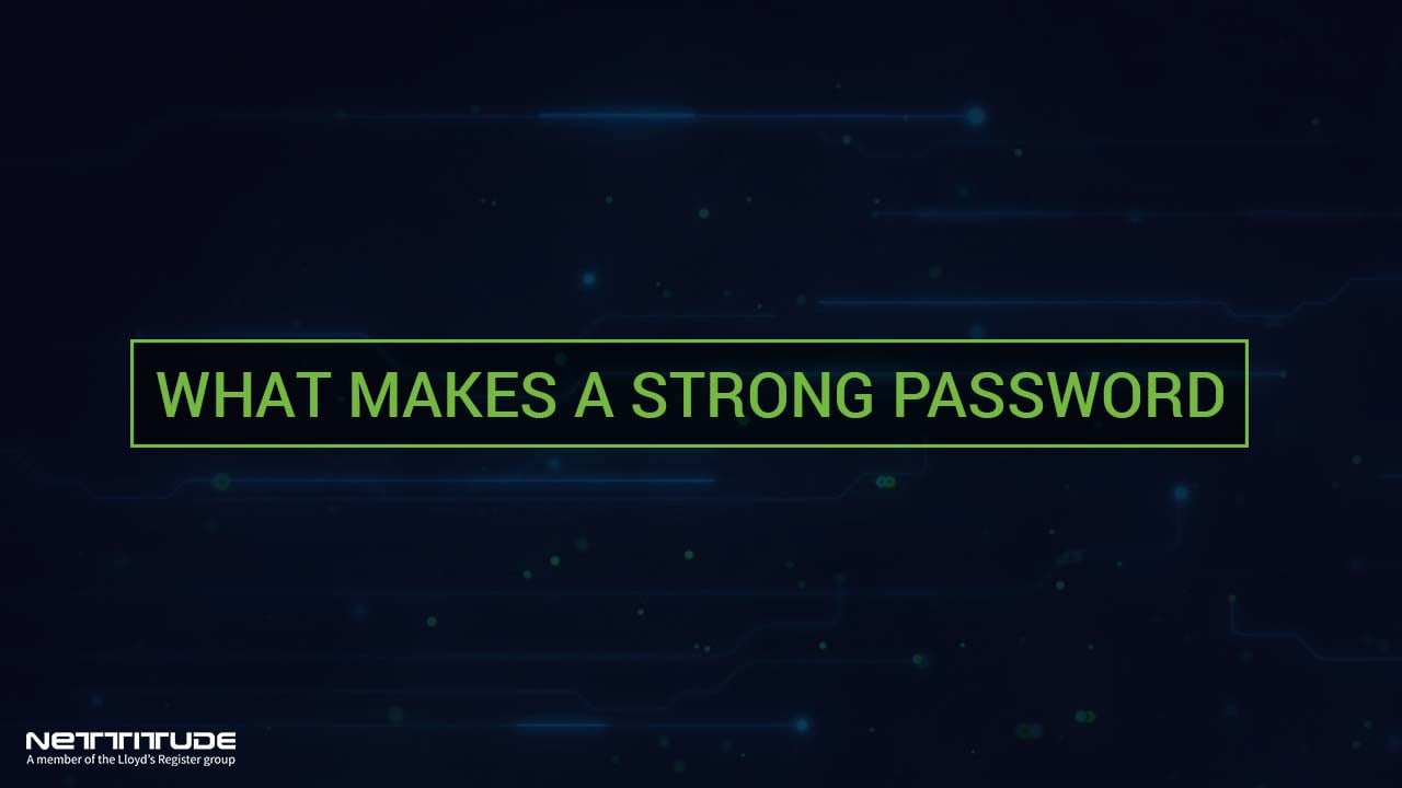 What makes a strong password